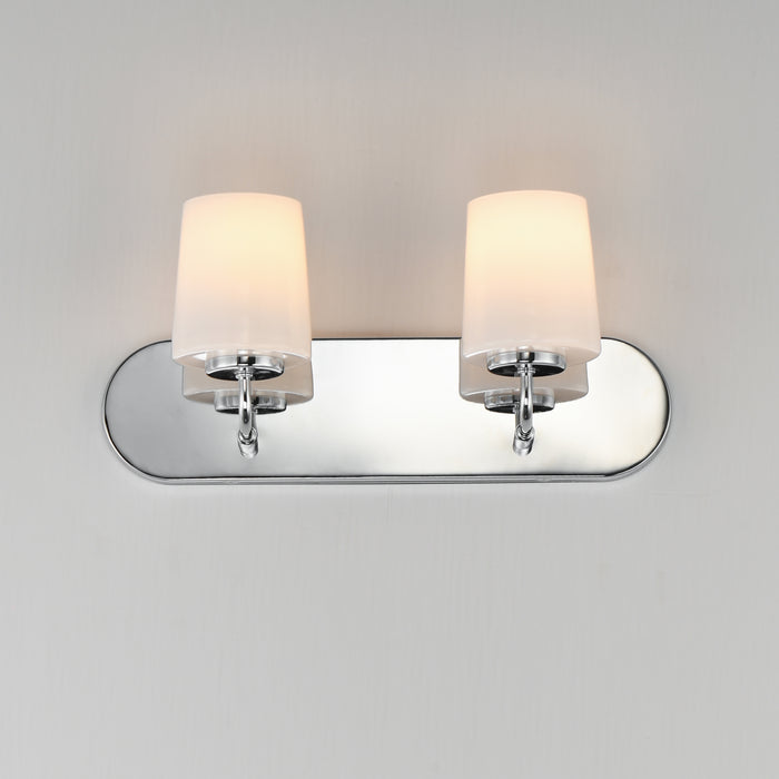 Maxim Durham 2-Light Strip Bath Vanity Model: 12892WTPC