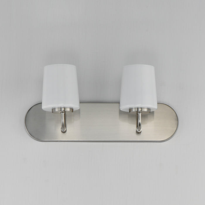 Maxim Durham 2-Light Strip Bath Vanity Model: 12892WTSN