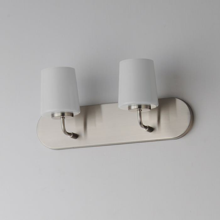 Maxim Durham 2-Light Strip Bath Vanity Model: 12892WTSN
