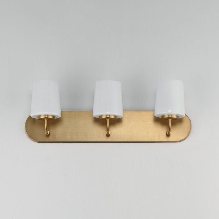Maxim Durham 3-Light Strip Bath Vanity Model: 12893WTNAB