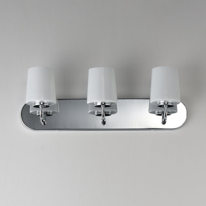 Maxim Durham 3-Light Strip Bath Vanity Model: 12893WTPC