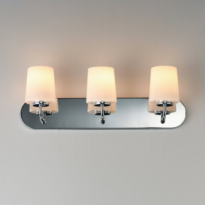 Maxim Durham 3-Light Strip Bath Vanity Model: 12893WTPC