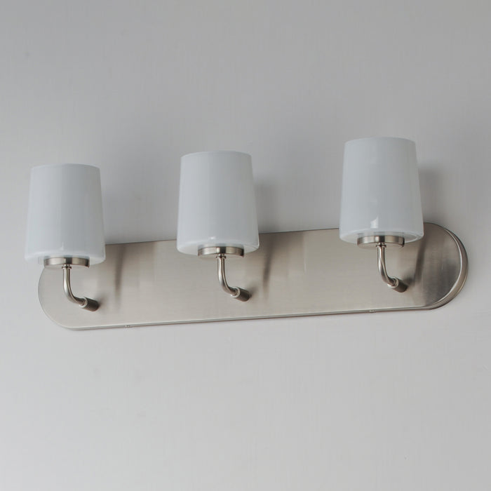 Maxim Durham 3-Light Strip Bath Vanity Model: 12893WTSN
