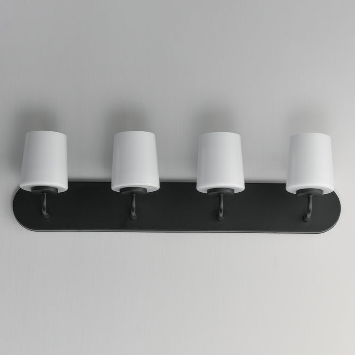 Maxim Durham 4-Light Strip Bath Vanity Model: 12894WTBK
