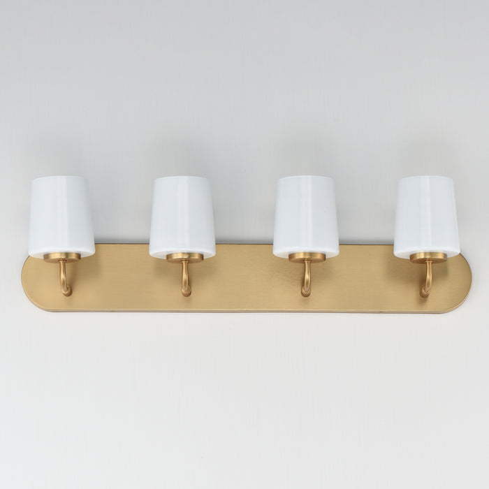 Maxim Durham 4-Light Strip Bath Vanity Model: 12894WTNAB