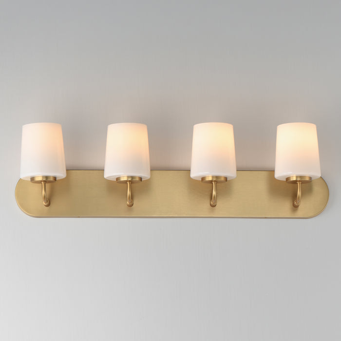 Maxim Durham 4-Light Strip Bath Vanity Model: 12894WTNAB
