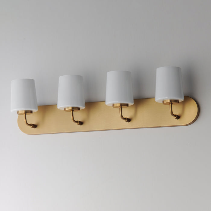 Maxim Durham 4-Light Strip Bath Vanity Model: 12894WTNAB