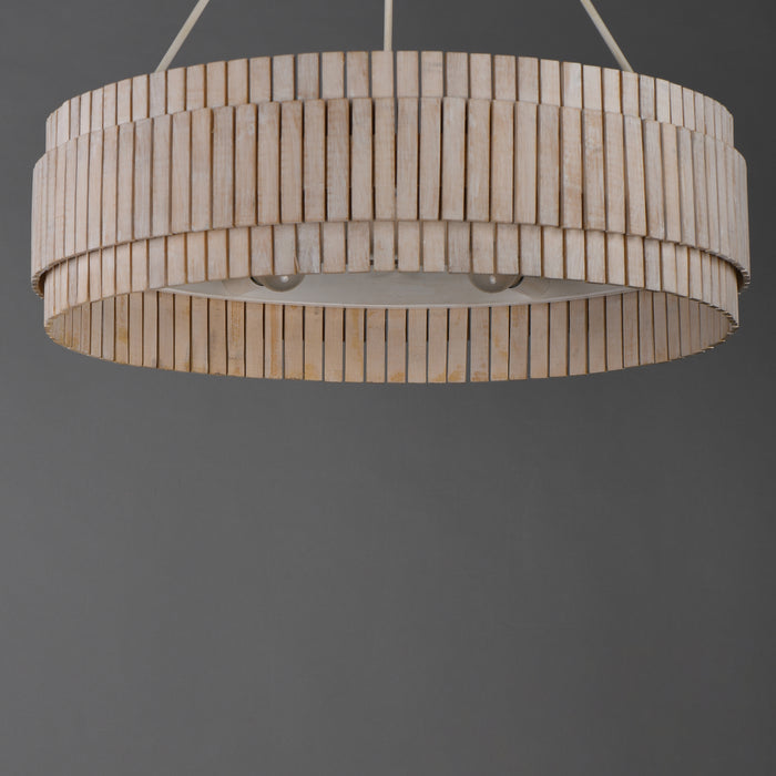 Maxim Satori 6-Light Chandelier Model: 14456WWTEC