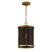 Maxim Rattan 1-Light Pendant Model: 14461BRNAB