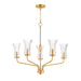 Maxim Camelot 5-Light Chandelier Model: 16155CRNAB