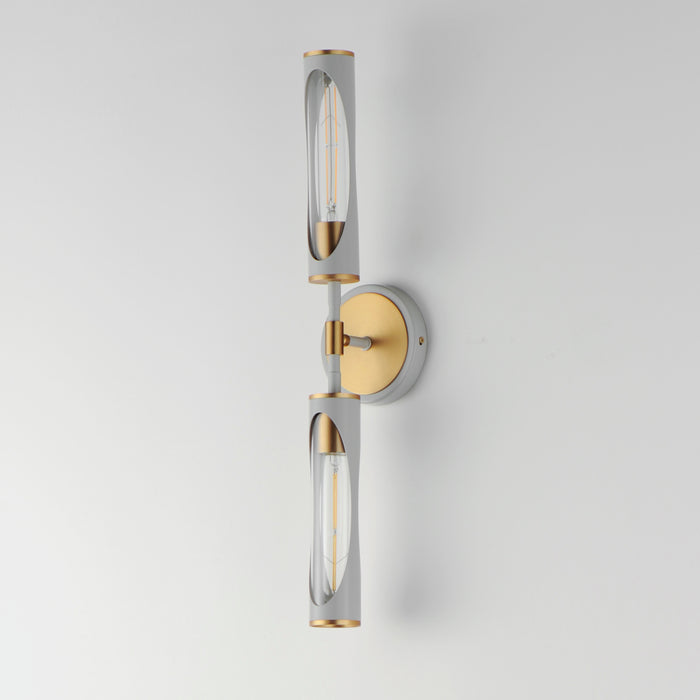 Maxim Regent 2-Light Bath Vanity Model: 16172CLLFGNAB