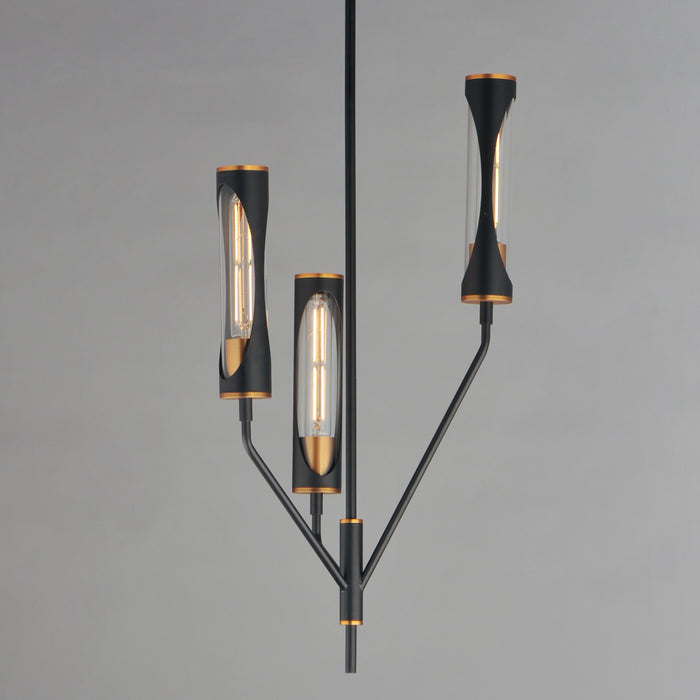 Maxim Regent 3-Light Pendant Model: 16173CLBKAB