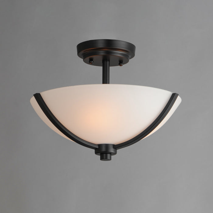 Maxim Deven 3-Light Semi-Flush Mount Model: 20031SWBK