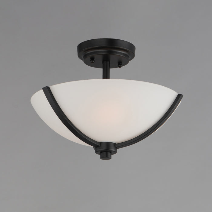 Maxim Deven 3-Light Semi-Flush Mount Model: 20031SWBK
