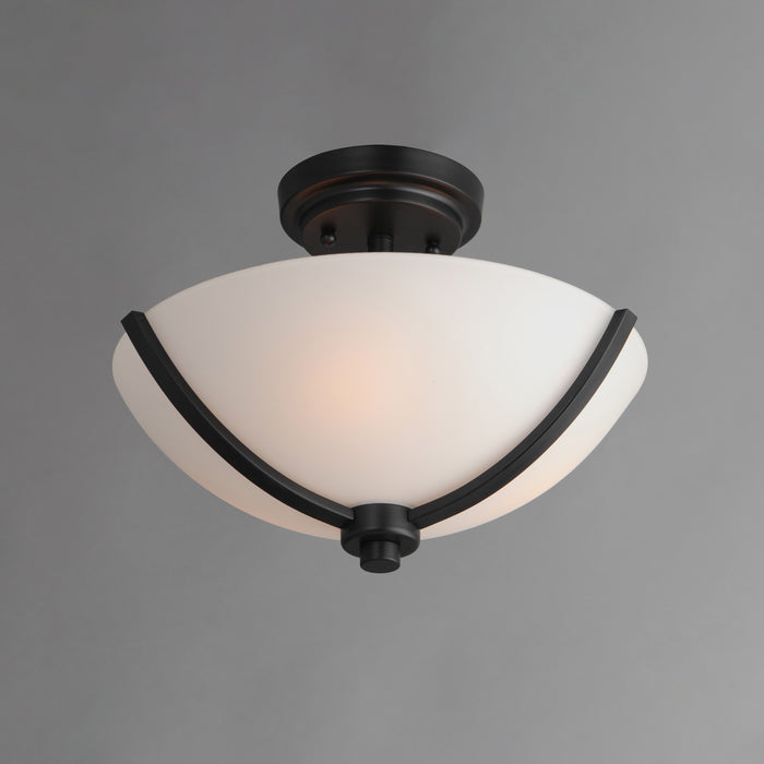 Maxim Deven 3-Light Semi-Flush Mount Model: 20031SWBK