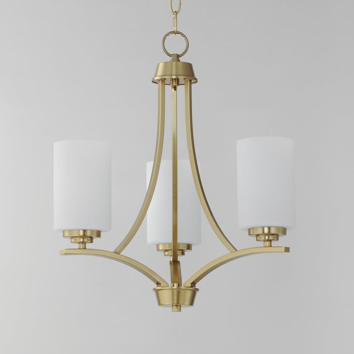Maxim Deven 3-Light Chandelier Model: 20033SWSBR