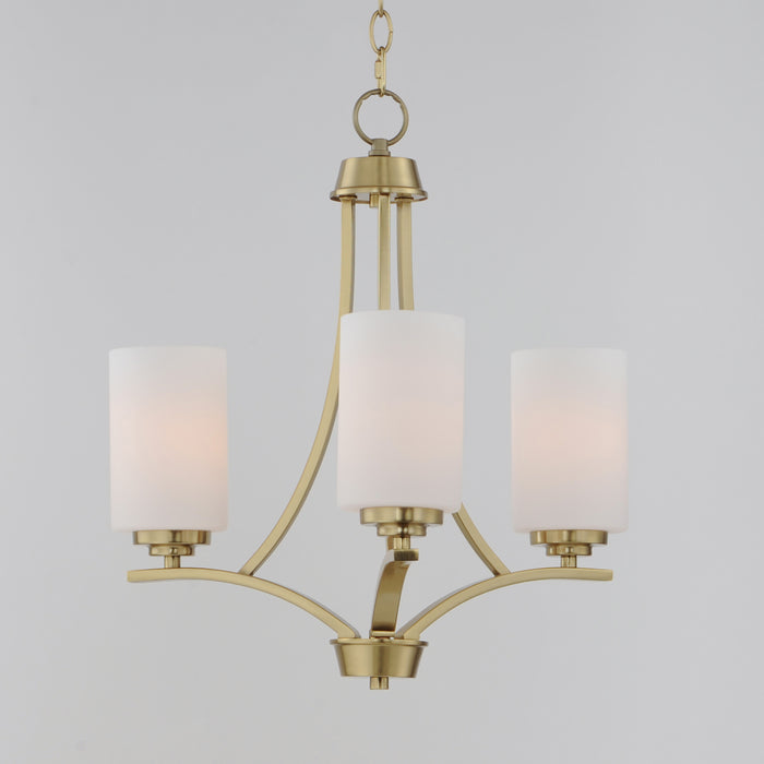 Maxim Deven 3-Light Chandelier Model: 20033SWSBR