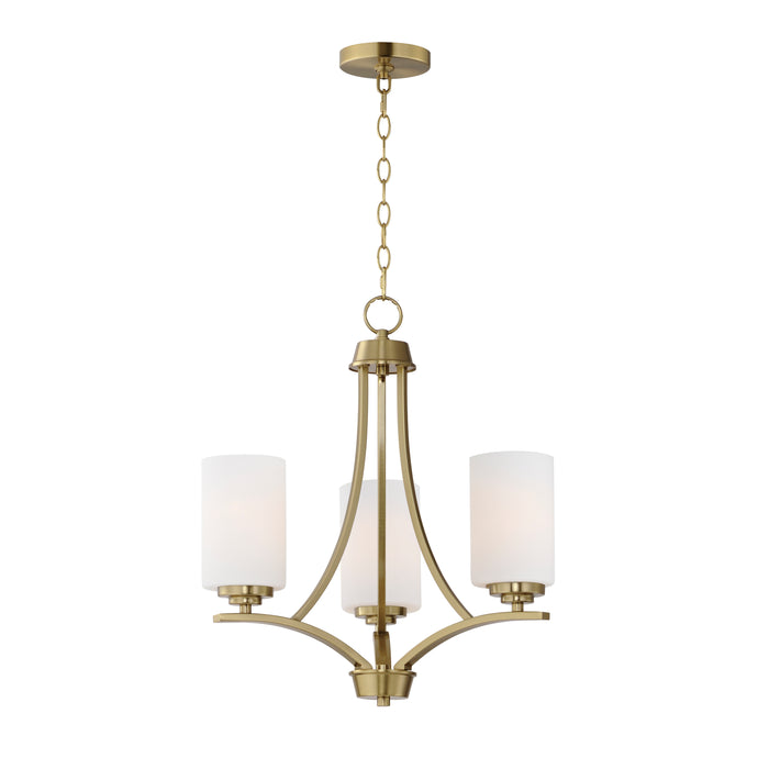 Maxim Deven 3-Light Chandelier Model: 20033SWSBR