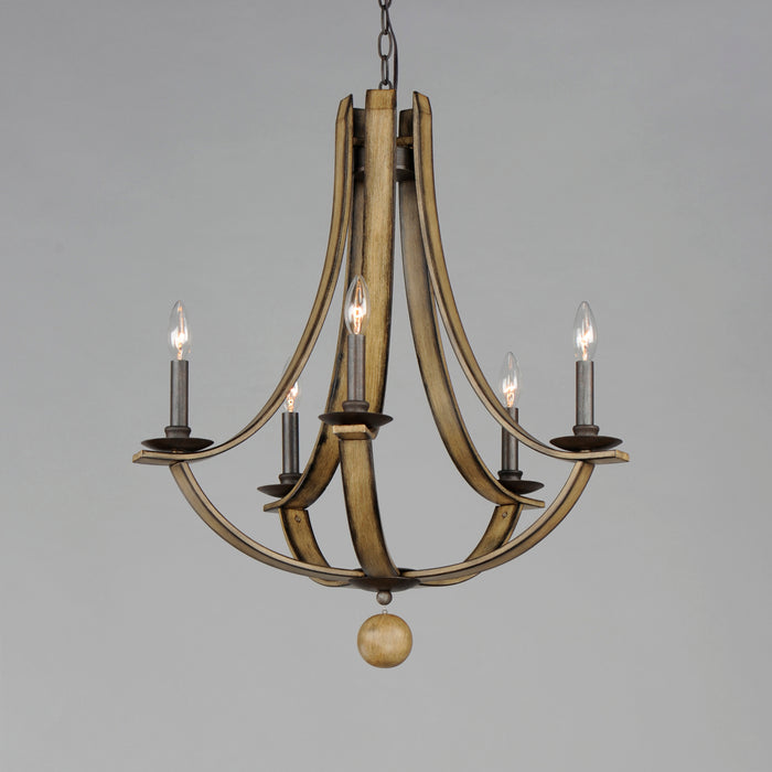 Maxim Basque 5-Light Chandelier Model: 20345DWAR