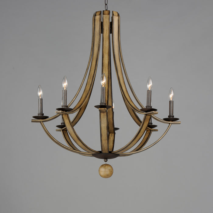 Maxim Basque 8-Light Chandelier Model: 20348DWAR