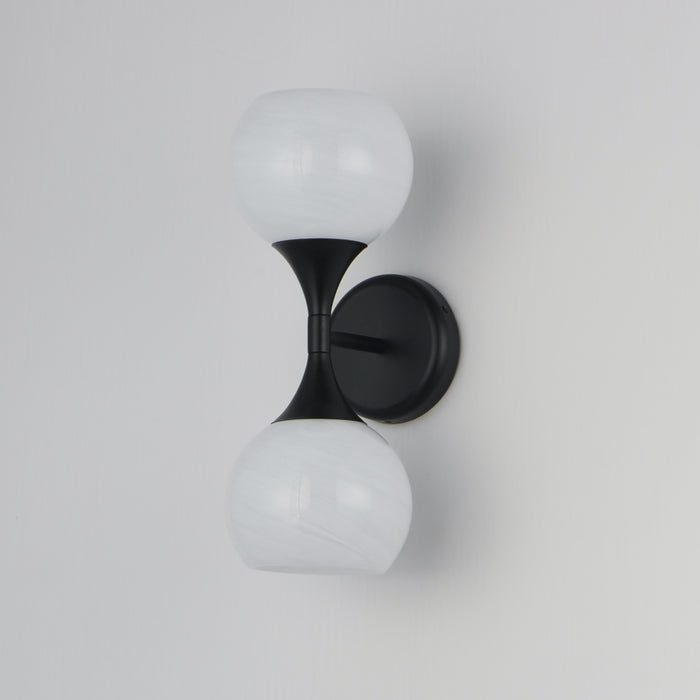 Maxim Neve 2-Light Wall Sconce Model: 21222MRBK