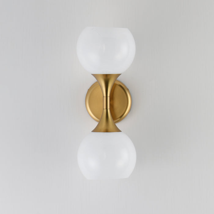 Maxim Neve 2-Light Wall Sconce Model: 21222MRNAB