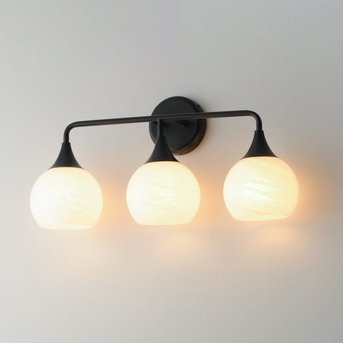 Maxim Neve 3-Light Bath Vanity Model: 21223MRBK