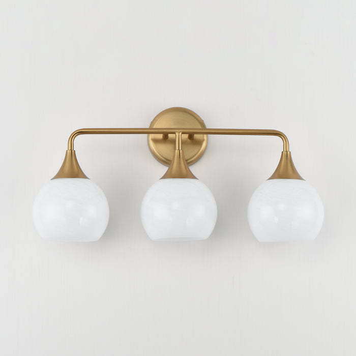 Maxim Neve 3-Light Bath Vanity Model: 21223MRNAB