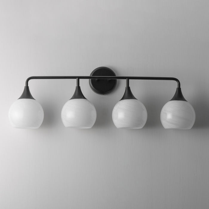 Maxim Neve 4-Light Bath Vanity Model: 21224MRBK