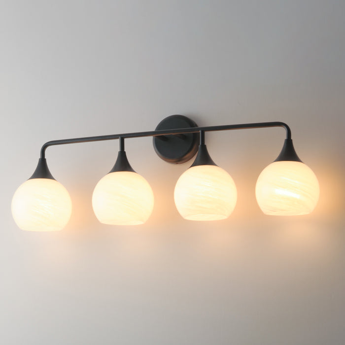 Maxim Neve 4-Light Bath Vanity Model: 21224MRBK