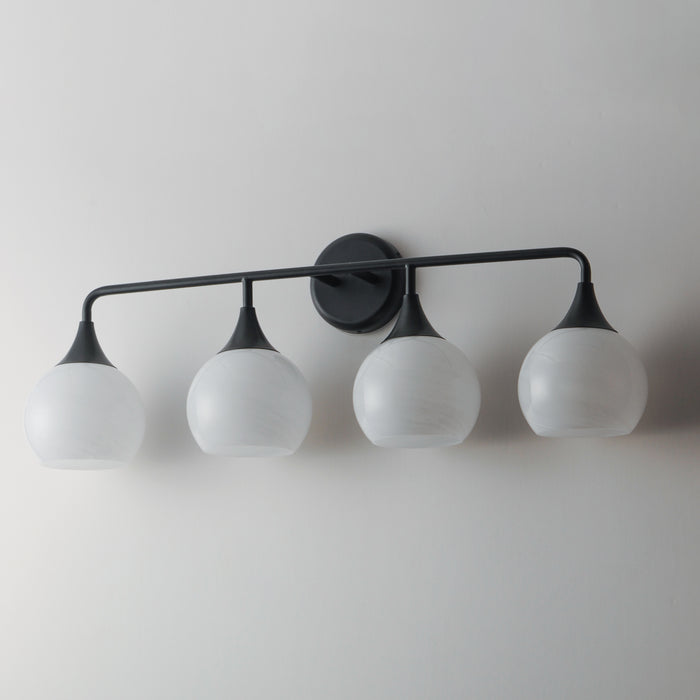 Maxim Neve 4-Light Bath Vanity Model: 21224MRBK