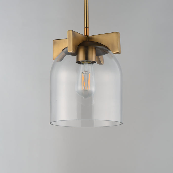 Maxim Scoop 1-Light Pendant/Flush Mount Model: 21230CLNAB