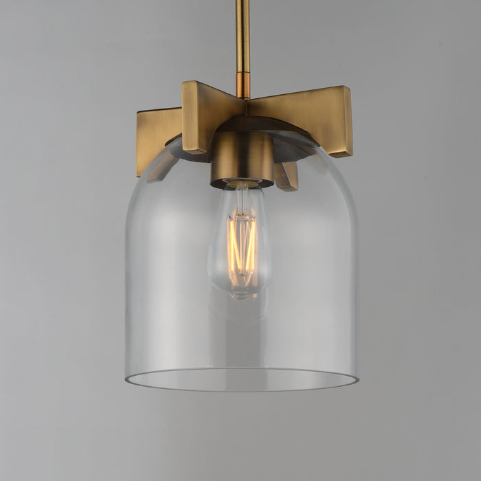 Maxim Scoop 1-Light Pendant/Flush Mount Model: 21230CLNAB