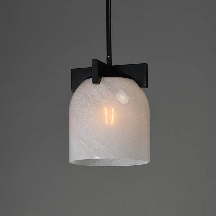 Maxim Scoop 1-Light Pendant/Flush Mount Model: 21230MRBK