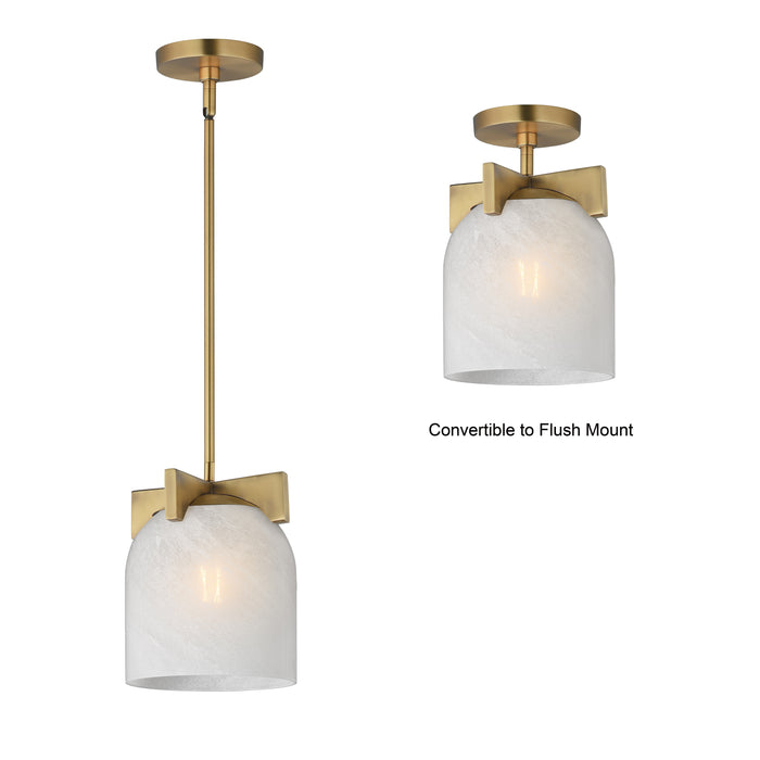 Maxim Scoop 1-Light Pendant/Flush Mount Model: 21230MRNAB