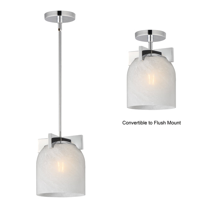 Maxim Scoop 1-Light Pendant/Flush Mount Model: 21230MRPC