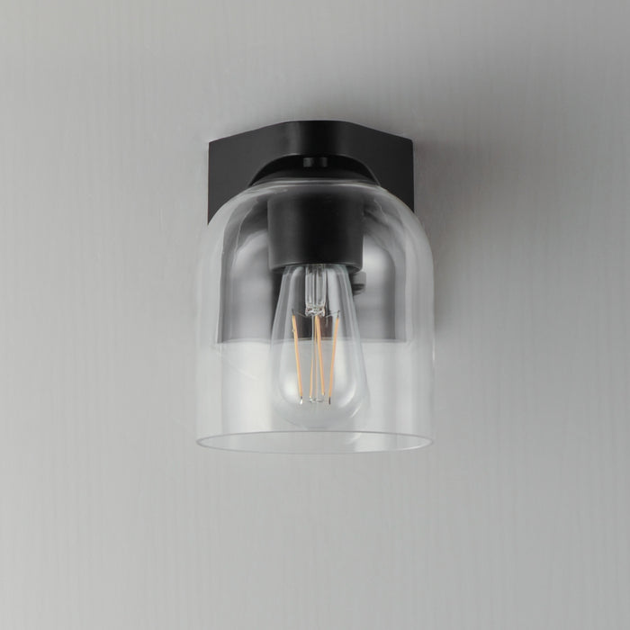 Maxim Scoop 1-Light Bath Vanity Model: 21231CLBK