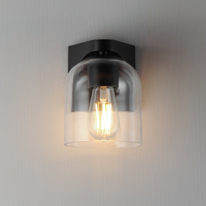 Maxim Scoop 1-Light Bath Vanity Model: 21231CLBK