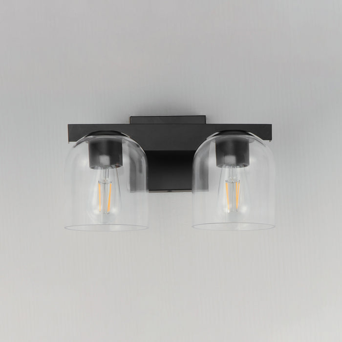Maxim Scoop 2-Light Bath Vanity Model: 21232CLBK