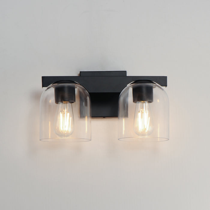 Maxim Scoop 2-Light Bath Vanity Model: 21232CLBK