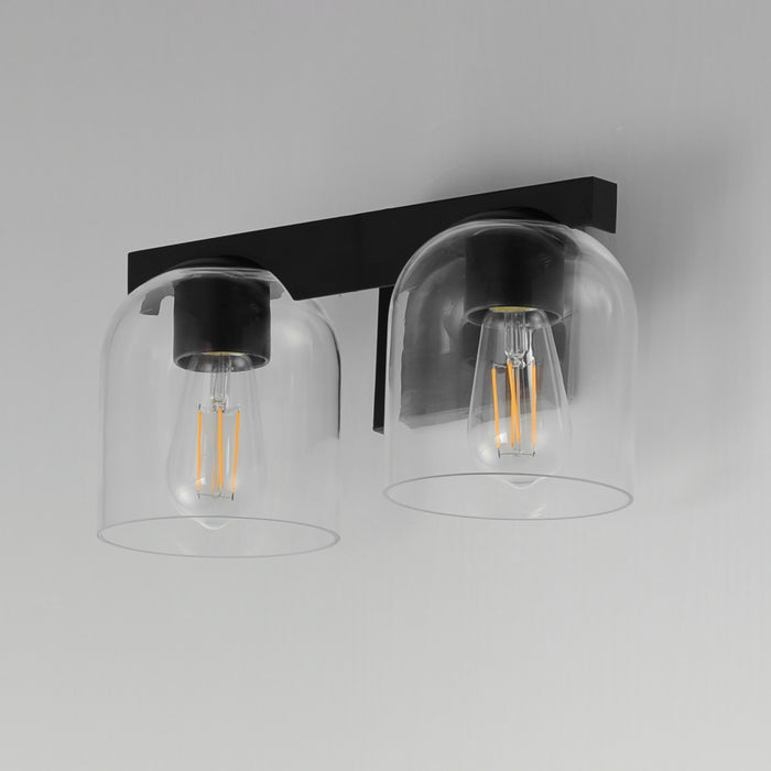 Maxim Scoop 2-Light Bath Vanity Model: 21232CLBK