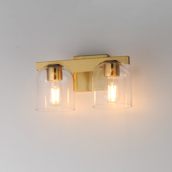 Maxim Scoop 2-Light Bath Vanity Model: 21232CLNAB