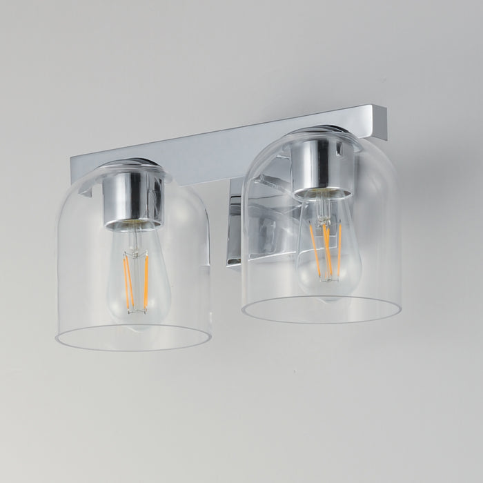 Maxim Scoop 2-Light Bath Vanity Model: 21232CLPC