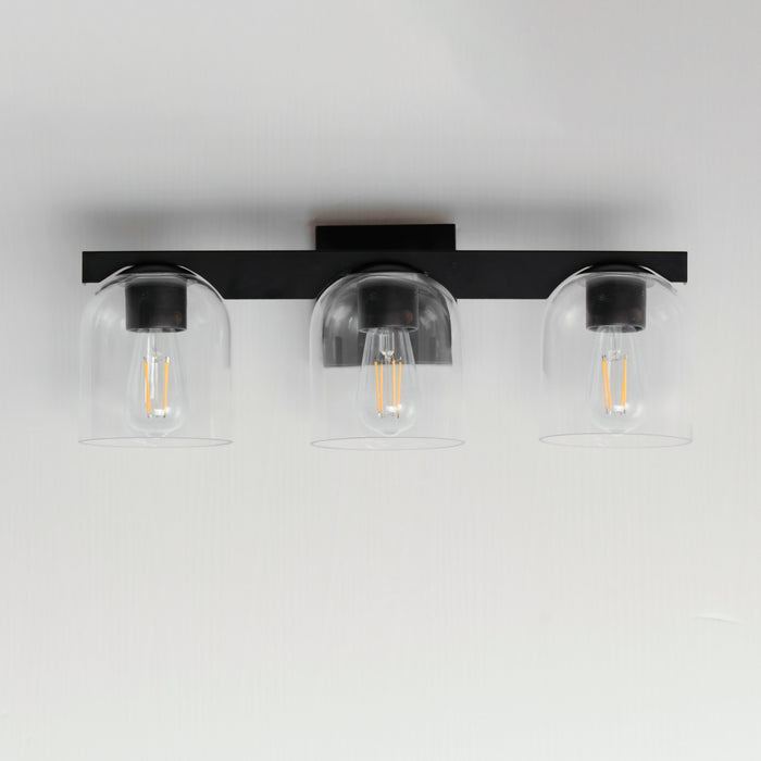 Maxim Scoop 3-Light Bath Vanity Model: 21233CLBK
