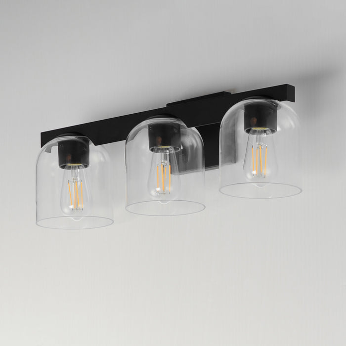 Maxim Scoop 3-Light Bath Vanity Model: 21233CLBK
