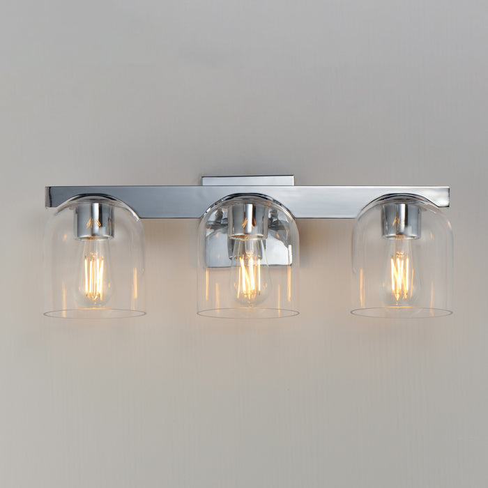 Maxim Scoop 3-Light Bath Vanity Model: 21233CLPC