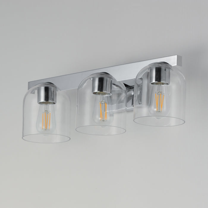Maxim Scoop 3-Light Bath Vanity Model: 21233CLPC