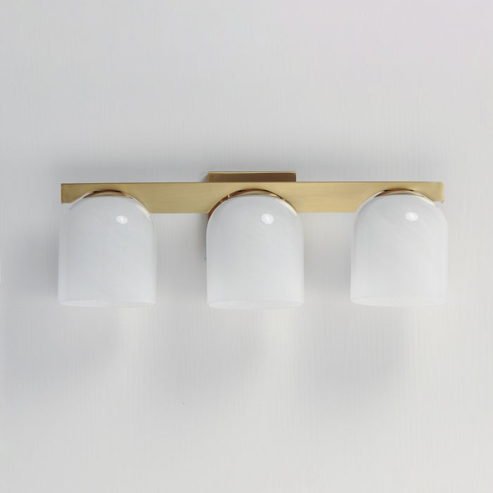 Maxim Scoop 3-Light Bath Vanity Model: 21233MRNAB