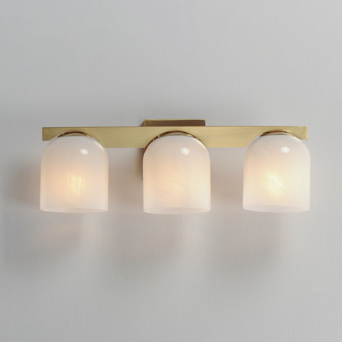 Maxim Scoop 3-Light Bath Vanity Model: 21233MRNAB
