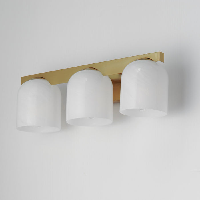 Maxim Scoop 3-Light Bath Vanity Model: 21233MRNAB